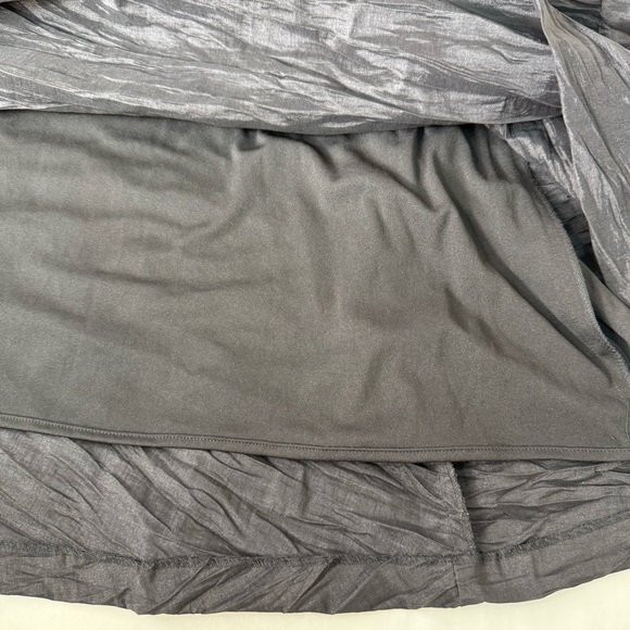 Vintage Alex Evenings Black Crinkle Cocktail Formal Maxi Mermaid Dress Size 12 - Picture 12 of 16